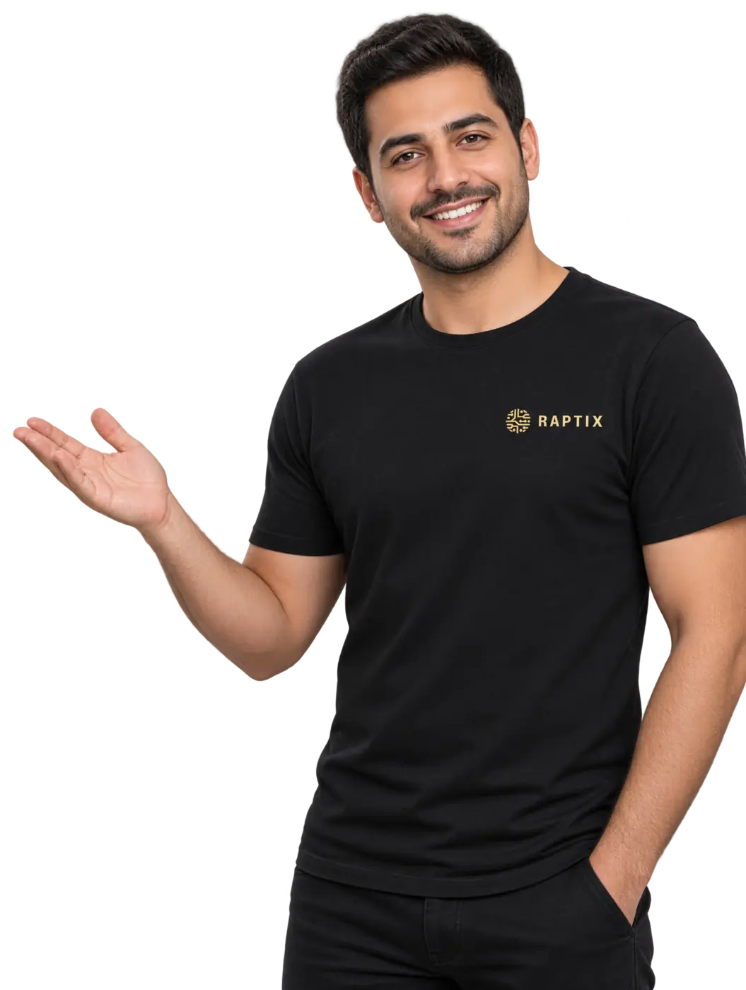 شخص بتيشرت رابتيكس